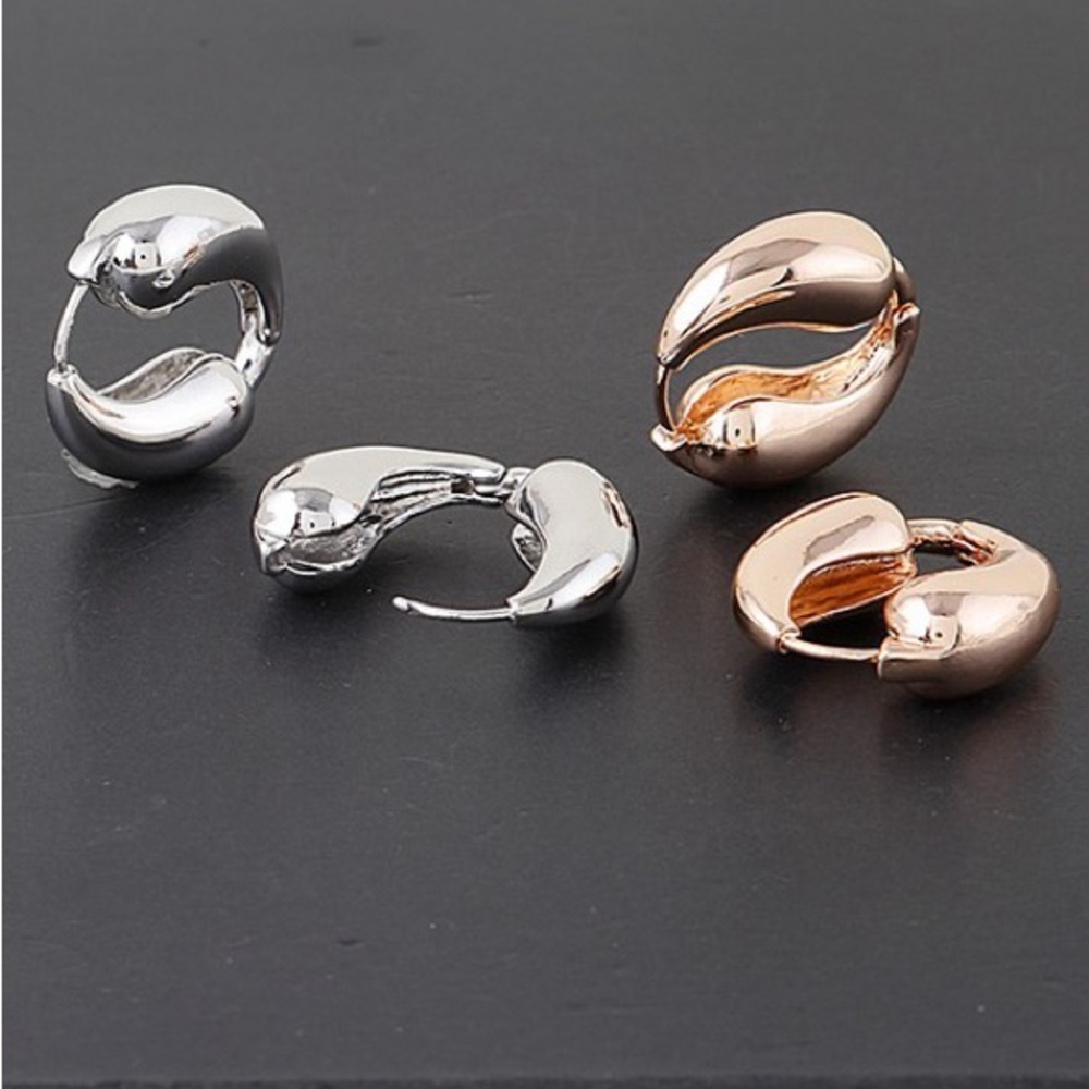 10J. Yin Yang Hoop Earrings